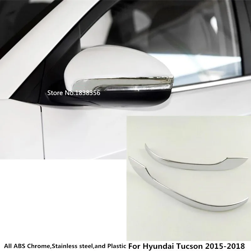Накладка на боковое зеркало заднего вида для Hyundai Tucson 2015 2016 2017 2018|Хромирование| |