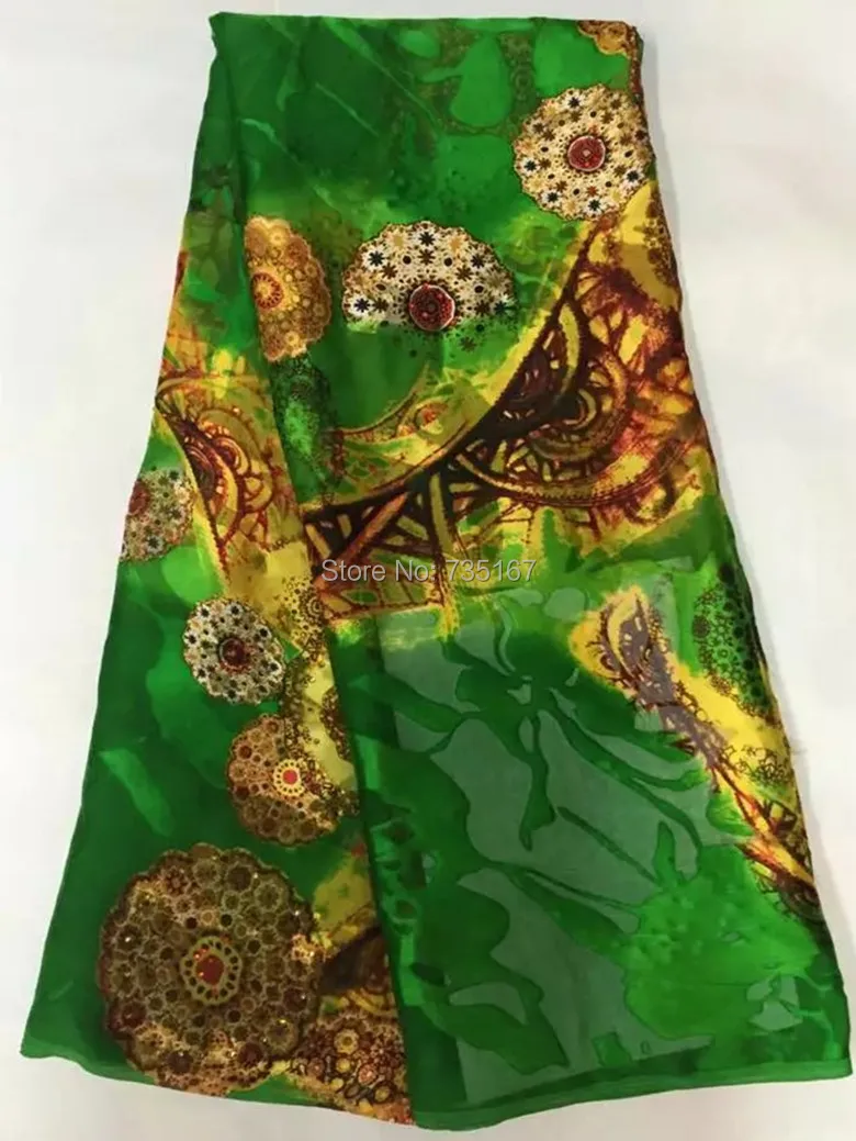 Очень приятный легкий шелк кружевная ткань хорошего качества африканский