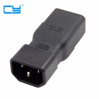 iec320 male c14 to female c19 power mains extension adapter for pdu ups 10a to 16a