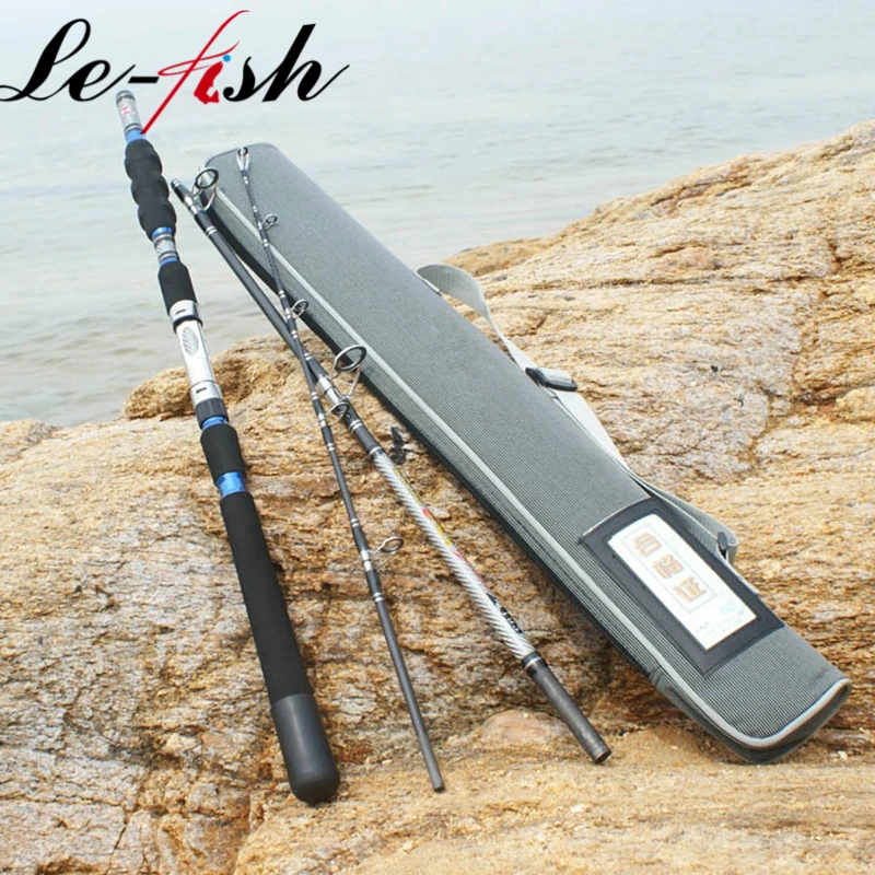 

Тяжелая удочка для джиггинга Le-Fish, 3-секционная, 1,8 м, 1,95 м, 2,1 м (30-50 фунтов), для глубоководного спиннинга, удочка для морской рыбалки, удочка для путешествий, лодки
