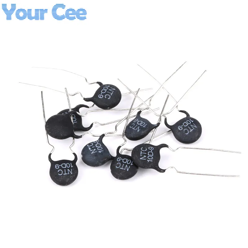 

50pcs NTC Thermistor Resistor NTC 10D-9 10D9 Thermal Resistor