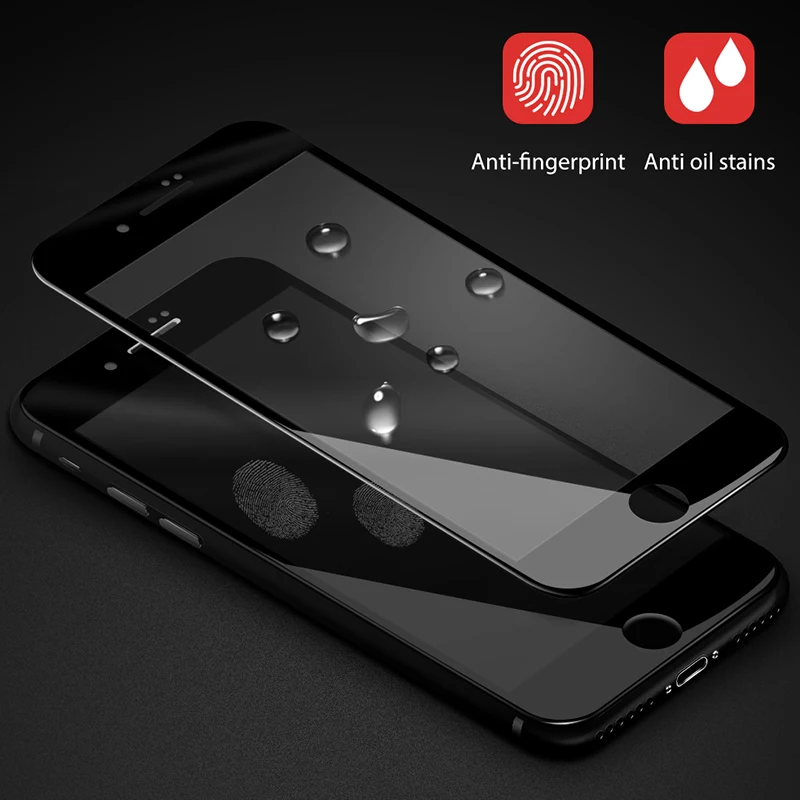 Coolreall 9H высокопрочная Защитная пленка для экрана 0 33 мм iPhone 7 8 6 6s Plus X 3D закаленное