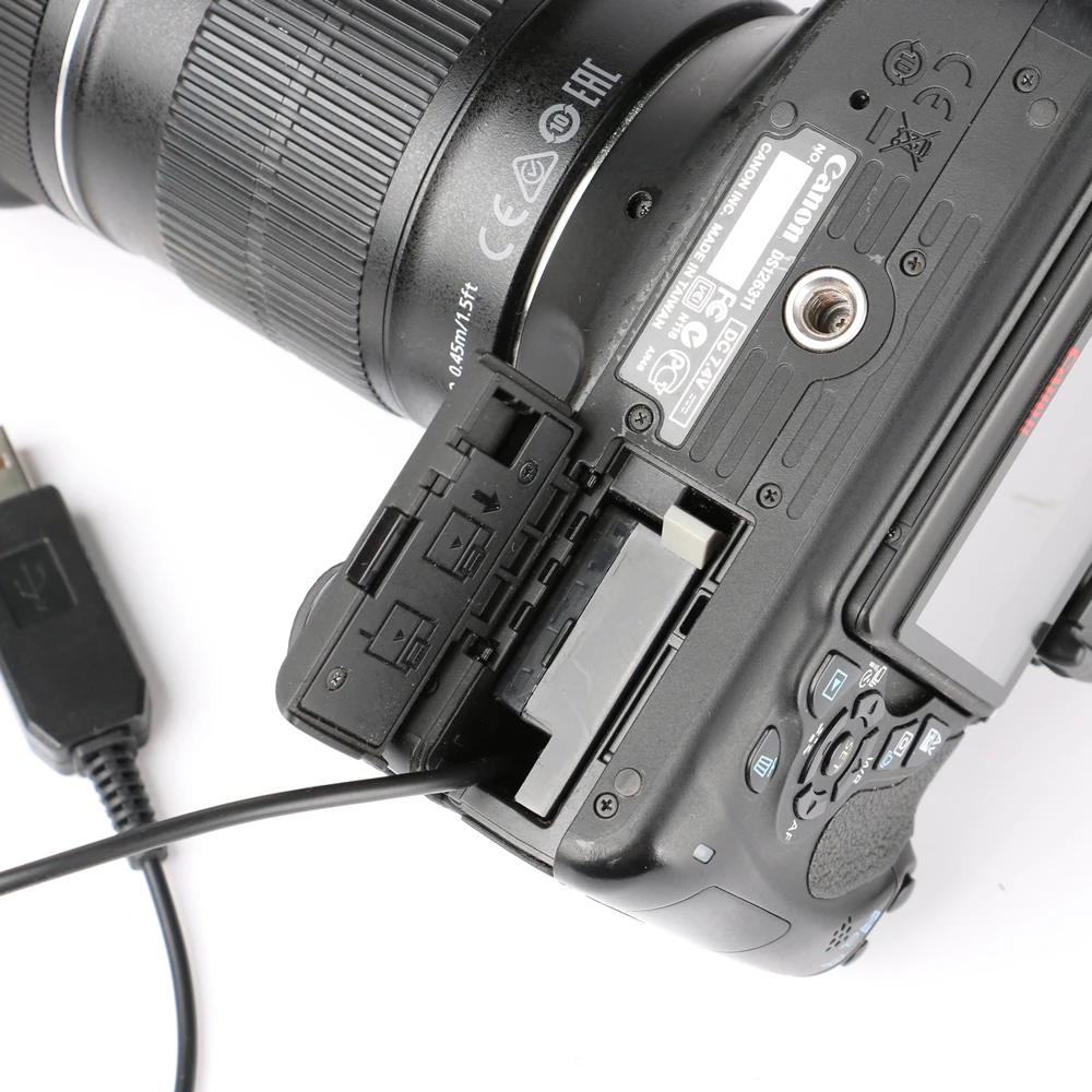 5 V usb накопитель кабель Мощность ACK E8 + dr e8 (LP LP манекен Батарея DC сцепление) для Canon