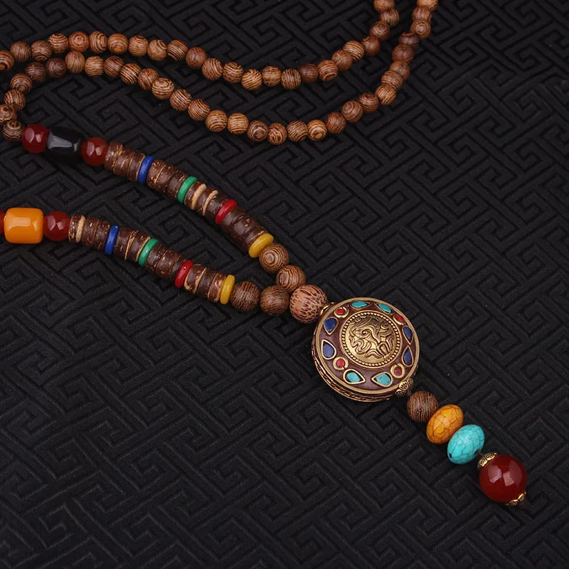 Модное этническое ожерелье с золотым слоном evade Винтажные Ювелирные изделия в