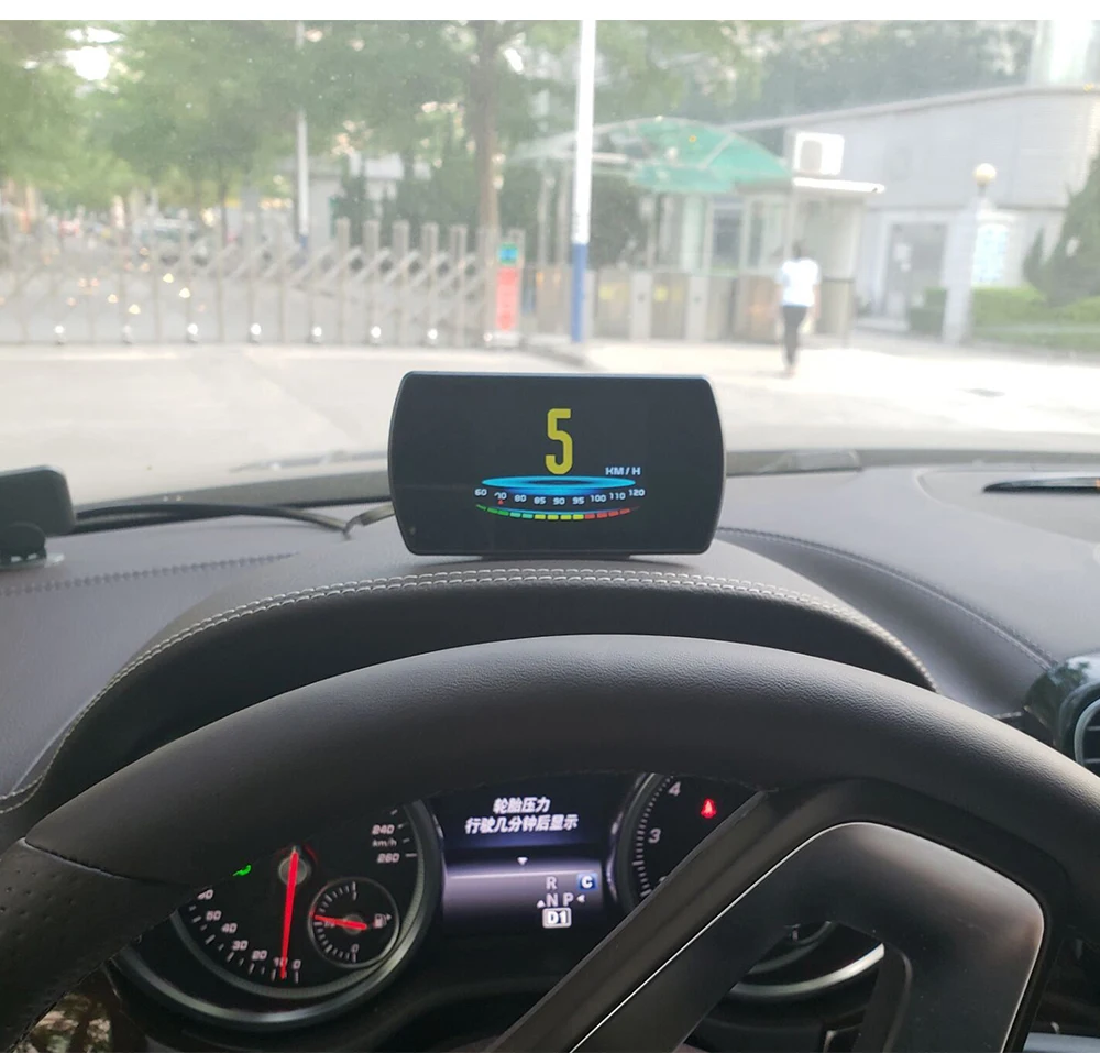Автомобильный HUD Дисплей Цифровой спидометр компьютер OBD 2 скорость двигателя