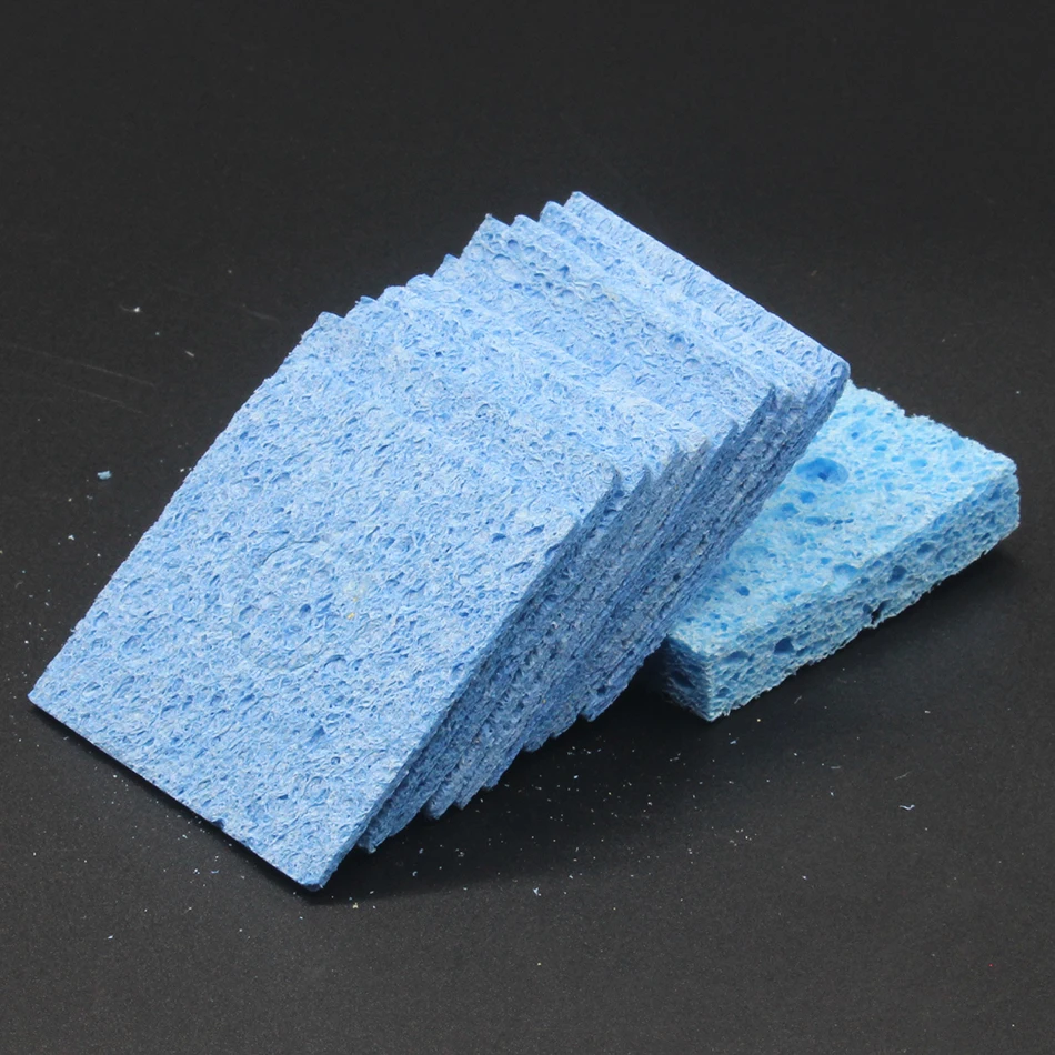 Chuilian blue Clean инструмент высокая температура прочный Condense Электрический припой Сварка паяльник наконечник Чистящая губка