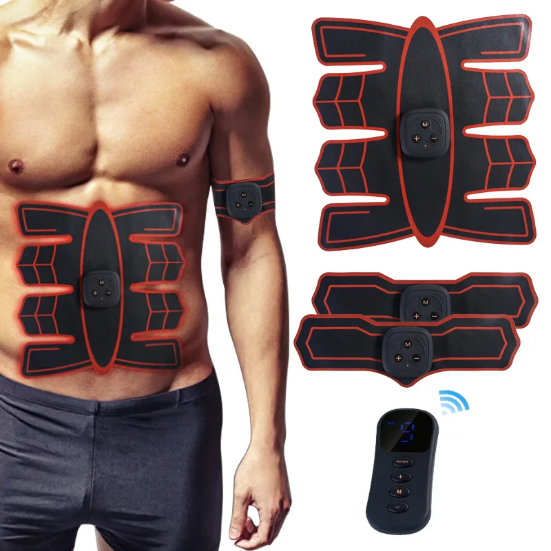 Vibration Abdominal Muscle Trainer Muscle Stimulator Body Slimming Shaper Machine Fat Burning Gym Body Building Fitness Massager