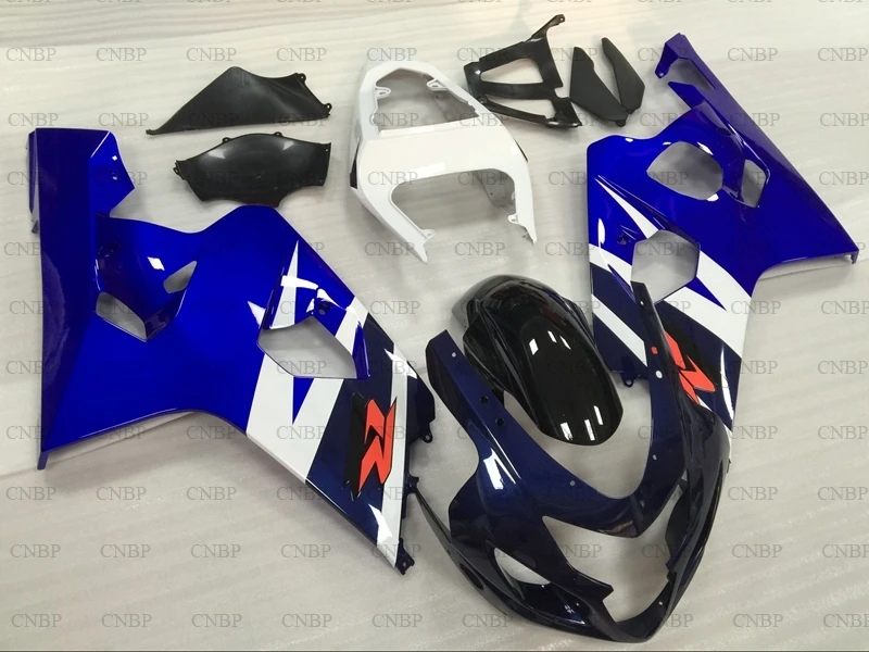 GSXR 750 2004 2005 K4 комплекты корпусов GSXR600 обтекатели 600 05 синие Черные