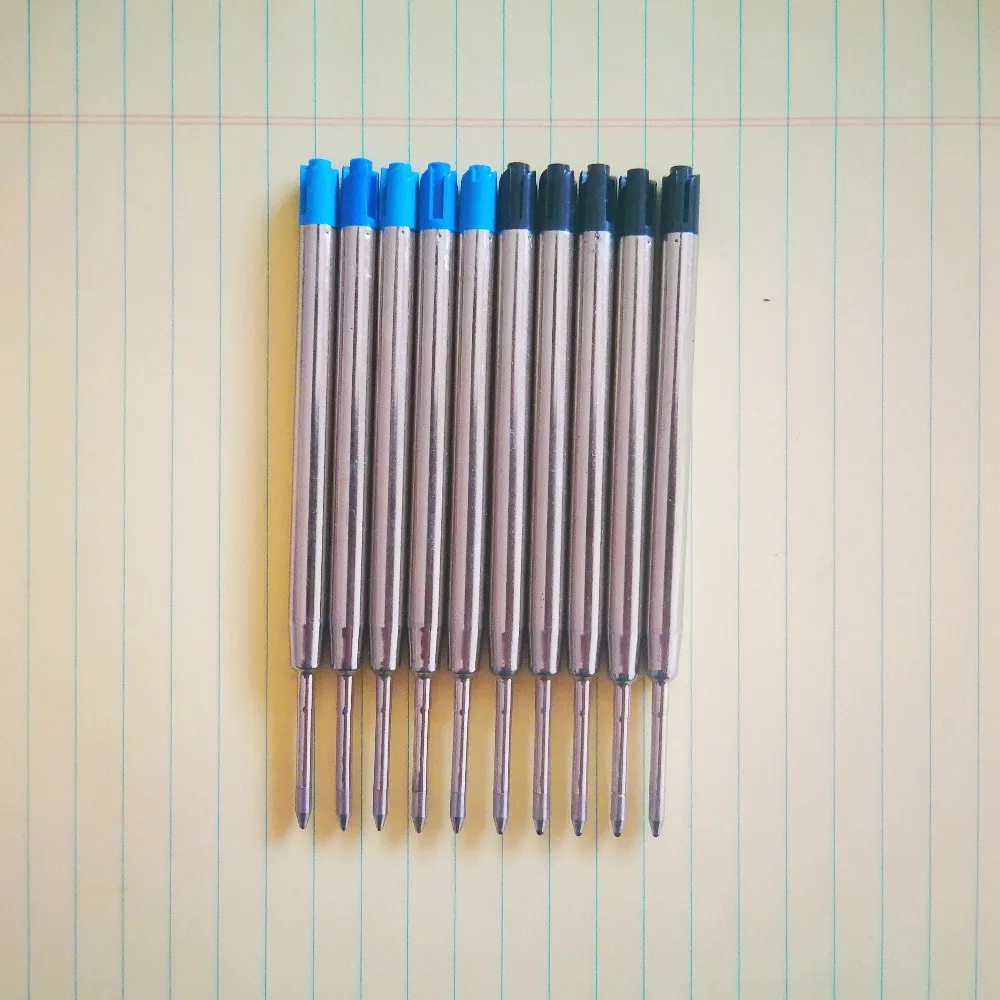 5 шт./партия стержень для шариковой ручки 0 7 мм синий с черными чернилами