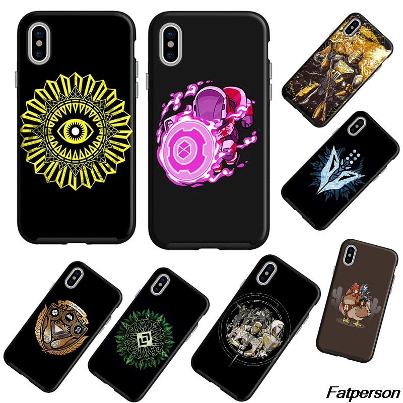 Destiny 2 для Samsung s8 s9plus S6 S7 Edge черный мягкий силиконовый чехол в виде ракушки Apple iPhone X10