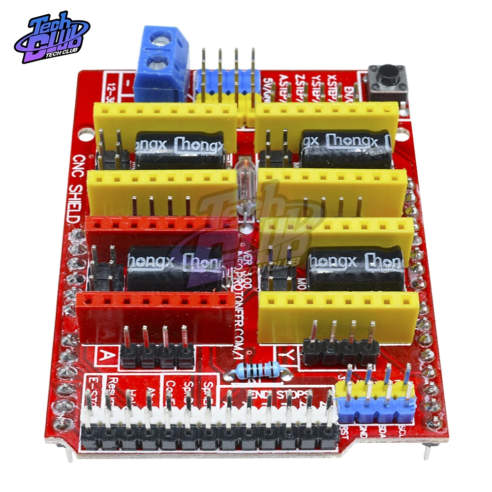 Драйвер A4988 плата расширения с ЧПУ щит для гравера V3 3D принтера Arduino V3|Детали и