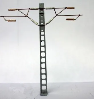 5 шт/лот 1/87 модель поезда Хо весы поезд catenary arms Одна колонка миниатюрные песочницы сцены аксессуары