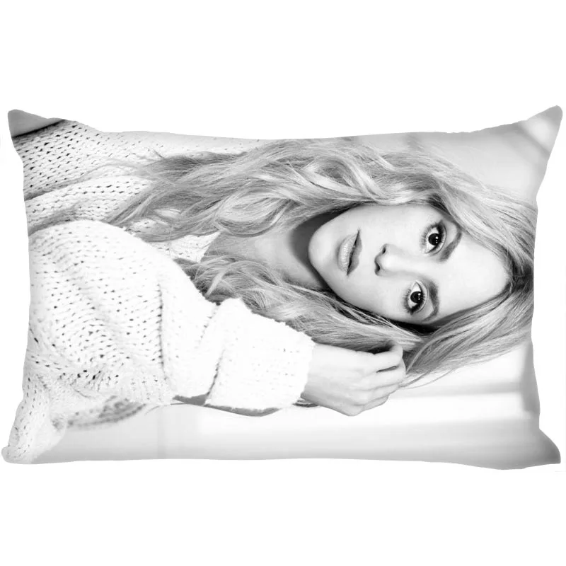 9 Shakira наволочка атласная ткань яркий Гладкий прямоугольник Подушка на молнии чехлы домашние украшения для свадьбы для друга подарок - Цвет: 9