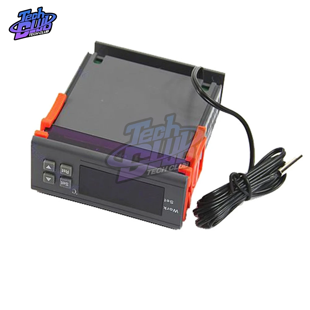 WH7016C AC 220V 10A LCD Digital Temperature Controller Regulator Thermostat Switch Thermometer with Probe -50~110 Celsius |