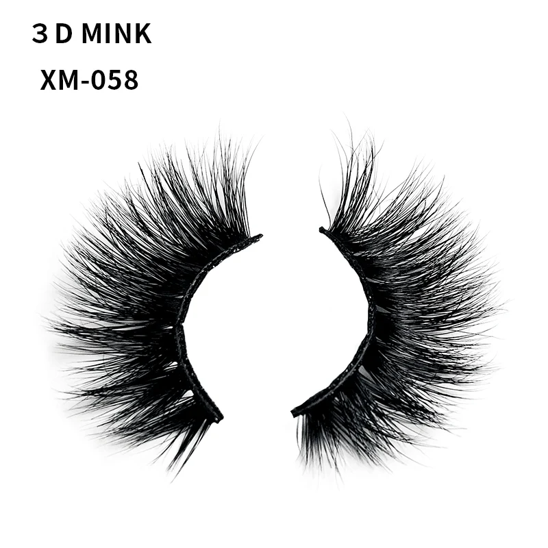 1 пара натуральных накладных ресниц 3d норковые ресницы накладные ручной работы