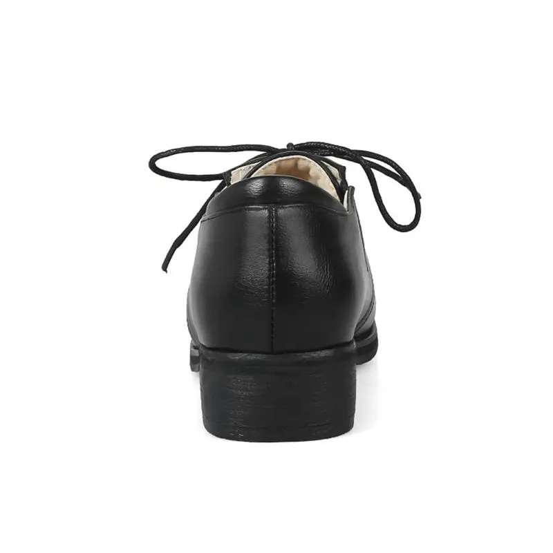 Туфли лодочки женские с круглым носком на шнуровке большие и маленькие размеры 32