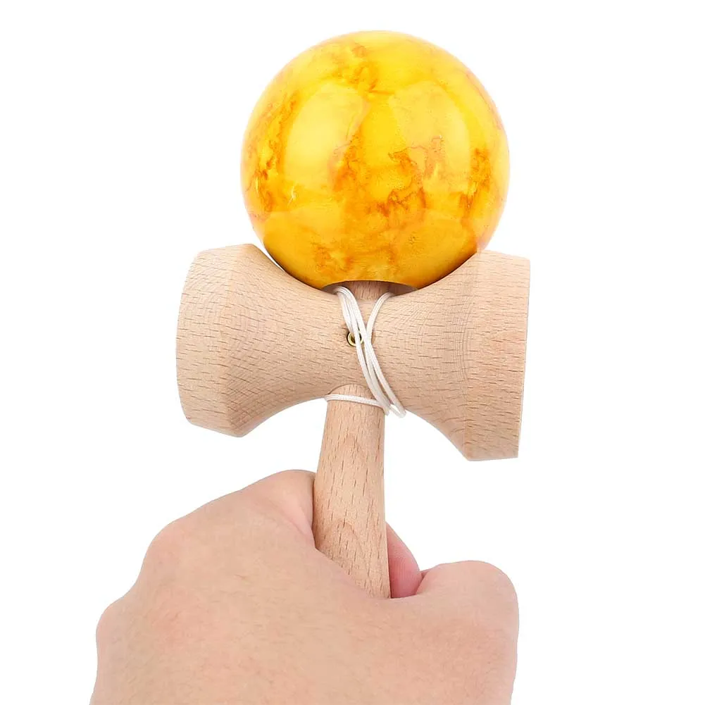 Горячая продажа Детская игрушка кендама деревянный Kendama умелый мячик для