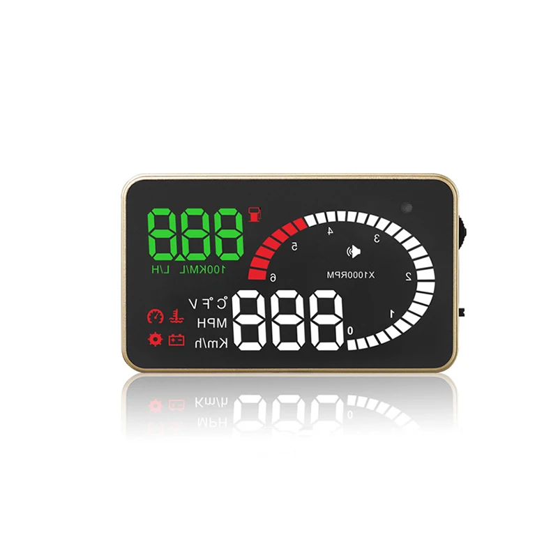 Автомобильный Hud OBD2 авто дисплей Автомобильный проектор gps Спидометр OBD2 дисплей проекция на лобовое стекло напряжение Сигнализация Автомобильный экран