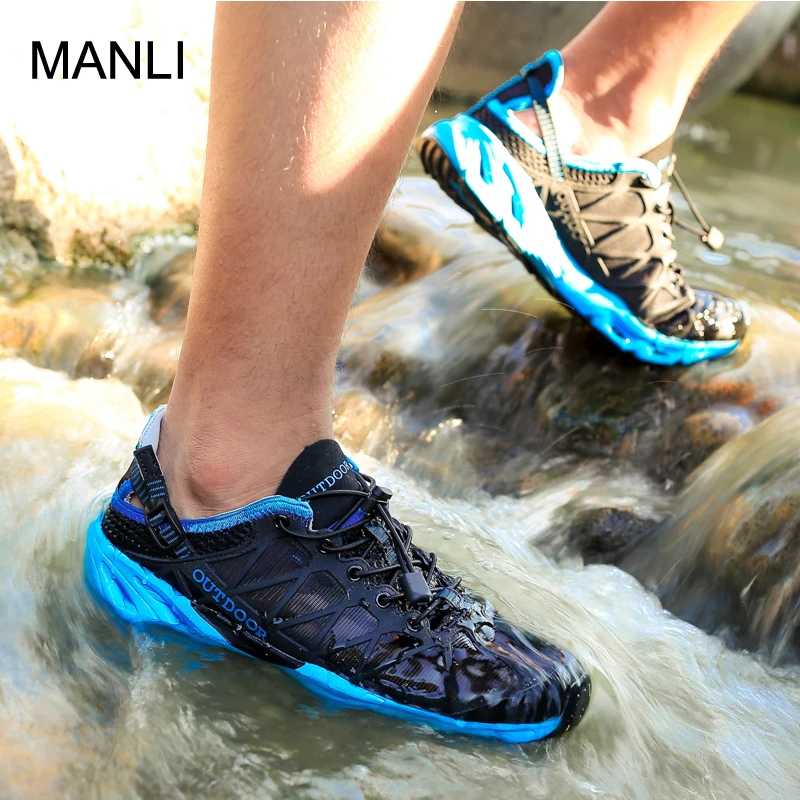 Мужская и женская обувь для альпинизма MANLI воздухопроницаемая Нескользящая