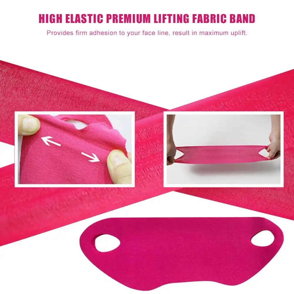 5 шт. V Форма подтягивающий пояс и укрепляющий кожу лица маска Line щек подбородок