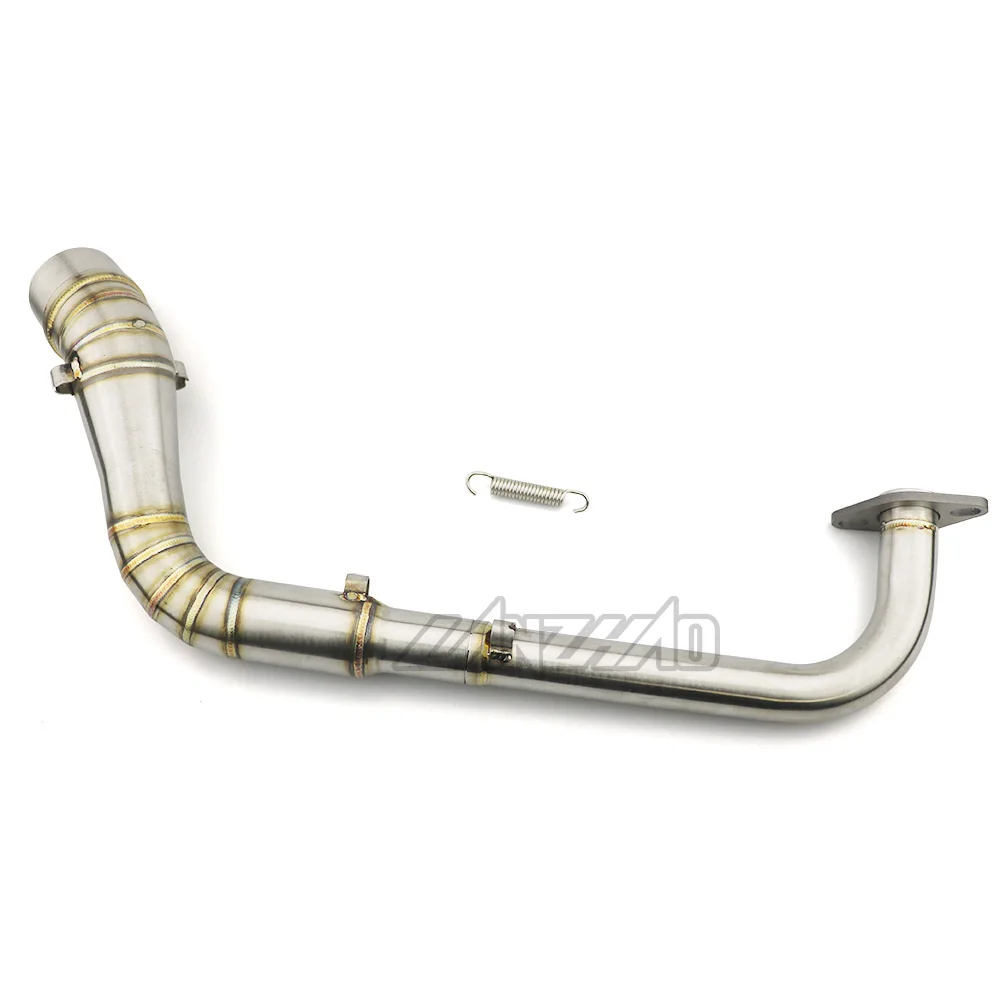 Мотоцикл спереди Curve выхлопной трубы слипоны нержавеющая сталь Chrome Escape