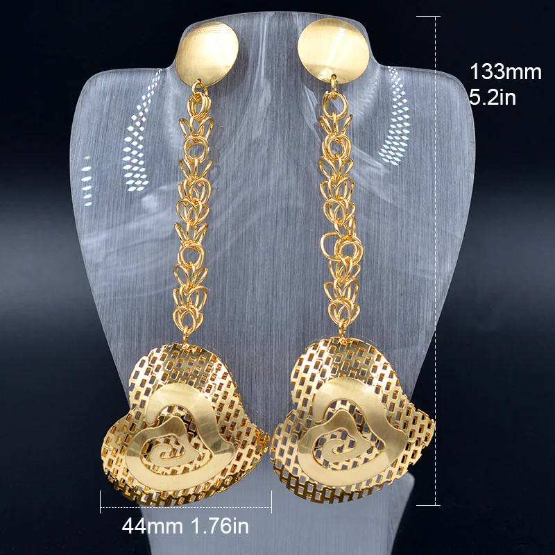 Zeadear Jewelry милый романтический изделия большое сердце Серьги длинные падение