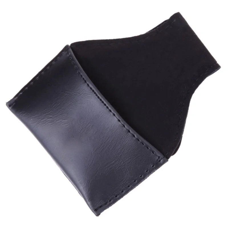 

1 Pcs 9.5*5cm PU Leather Chalk Holder Snooker Billiard Chalk Holder Pouch With Clip Pool Billiards Accessories Black