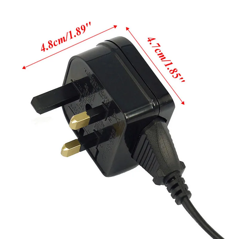 1 предмет Европейский ЕС 2 Pin к UK 3Pin Мощность гнездо дорожный переходник адаптер