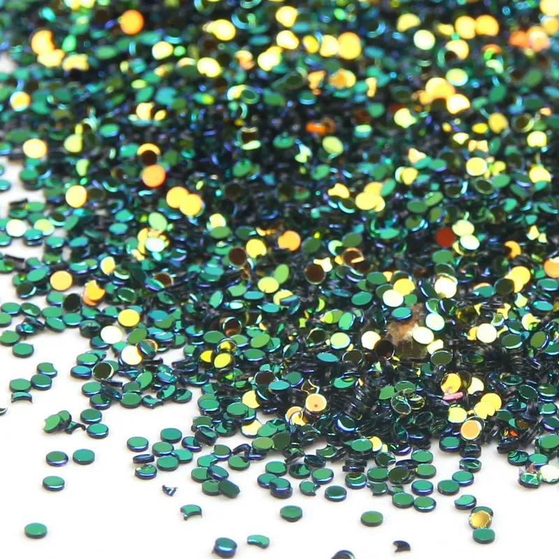 10 г/шт. новинка темный лазер для дизайна ногтей блестящий круглый гвоздь сделай