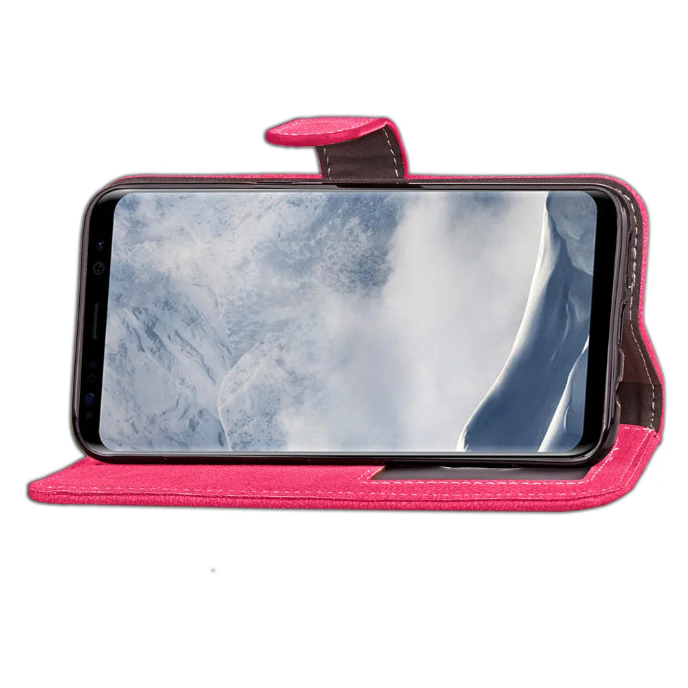 Кожаный чехол-книжка с откидной крышкой для телефона Samsung Galaxy S8 GalaxyS8 S 8 Plus 8plus S8plus SM SM-G950 G950F G955 G955F Чехол-книжка