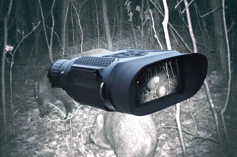 Eagleeye Тактический 12 Язык инфракрасный осветитель Цифровой 400 м от 3,5 до 7X Увеличение охотничий прицел ночного видения HS27-0023