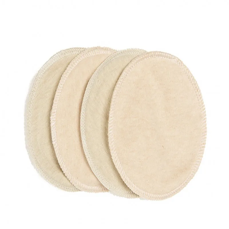 4 шт. новые хлопковые прокладки для груди мам моющиеся водонепроницаемые