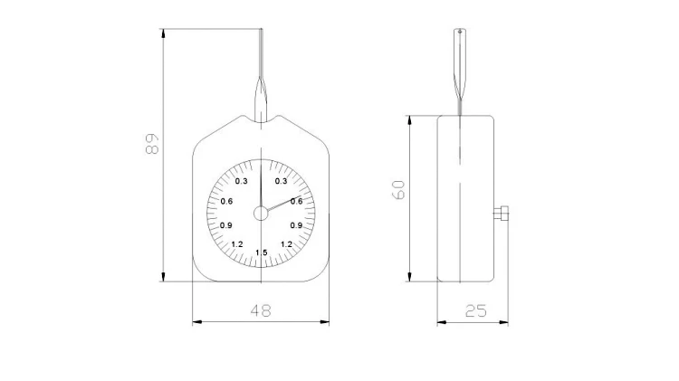 ATG-50-1 с одним указателем Tensiometer цена с 50 г циферблат измеритель напряжения тестер