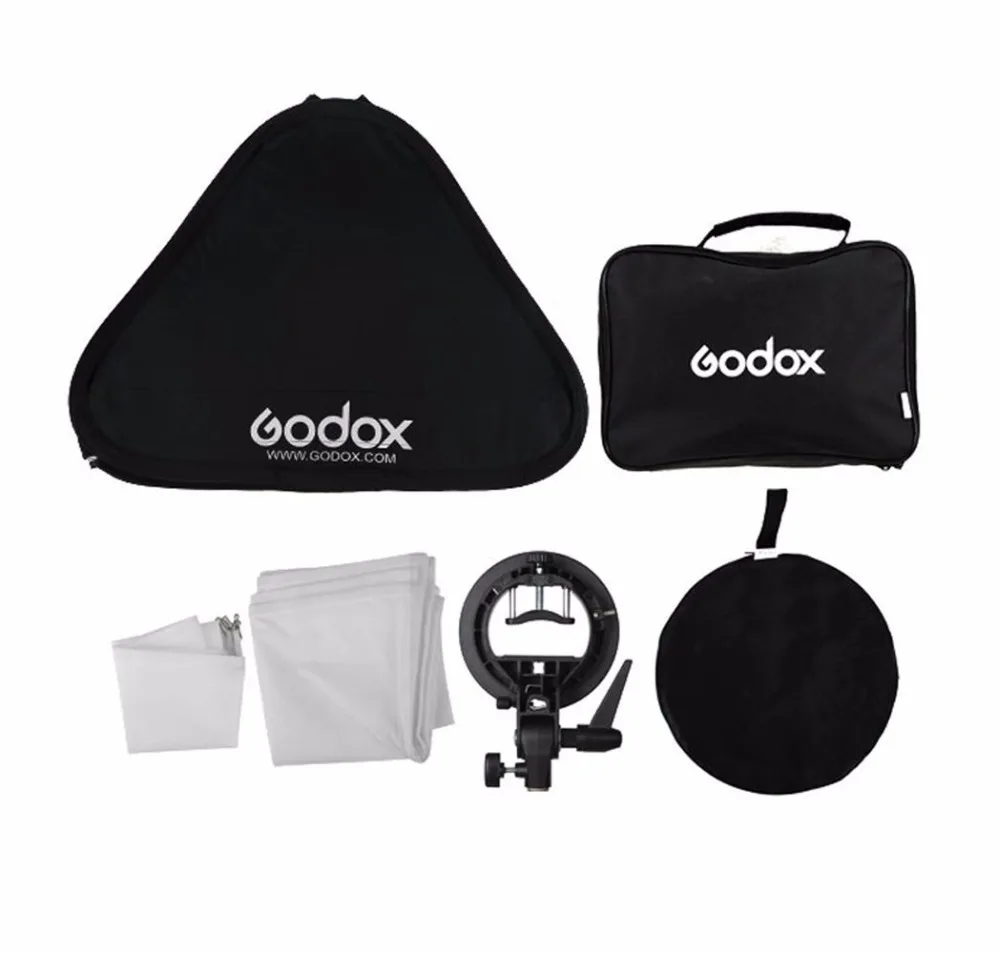 Набор софтбоксов Godox Flash 80 см * см/60 60 см/40 40 + кронштейн S типа для студийной