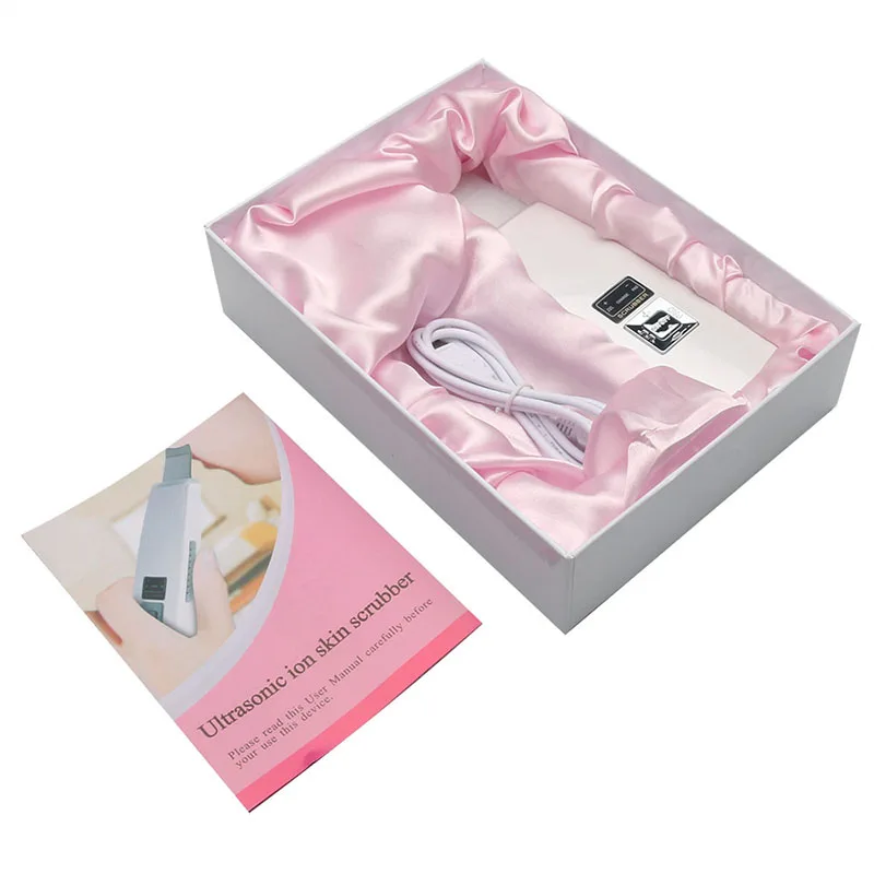 Skin Scrubber Ultrasonic Ion Facial Care Ultrasonic Scrubber Cleaner Blackhead Removal Face Peeling Extractor Skin Beauty Tools