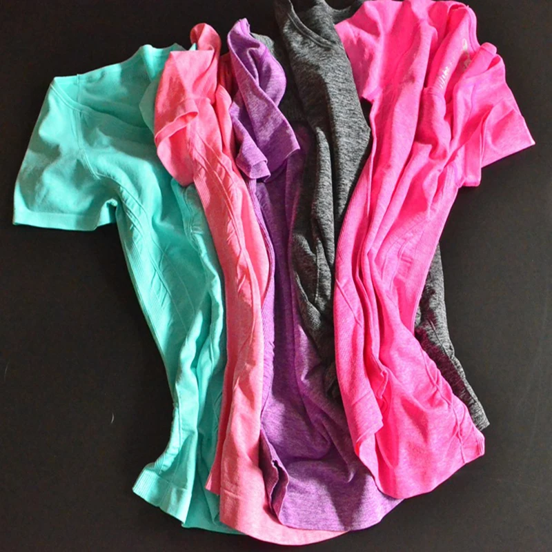 MAIJION женская футболка с коротким рукавом для йоги и фитнеса быстросохнущие топы