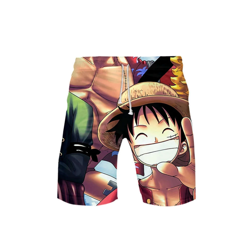 

One Piece 3D Printed Beach Shorts Men Fashion Streetwear Shorts 2019 Hot Sale Harajuku Casual Summer Wear