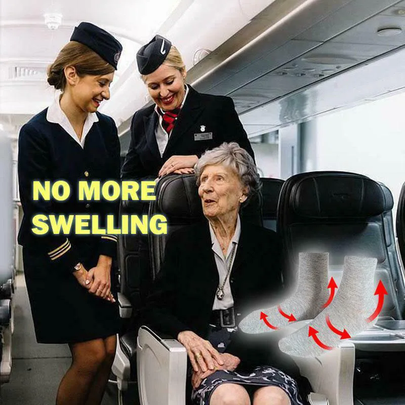 Носки Без Пятки большого размера для ног 1 пара дискомфорта диабетиков отеки