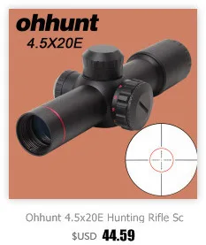 Ohhunt охотничий прицел, защита для глаз, резиновый, масштабируемость, зрение, тактический оптический прицел, Recoil, крышка объектива, наглазник