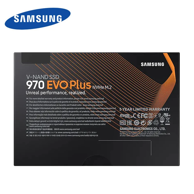 SAMSUNG SSD M2 970 EVO plus твердотельные накопители HDD для ПК настольный компьютер PCLE ноутбук NVME Внутренний твердотельный