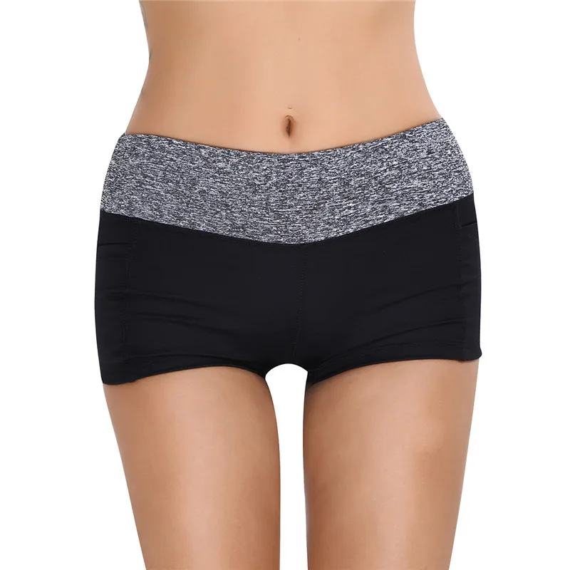 Женские эластичные шорты TiaoBug с внутренними карманами для йоги спорта тренировок