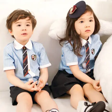 Wholesale Kid's School Uniforms 95% Cotton Summer Clothes Primary Students Pupils Childrens Day | Тематическая одежда и