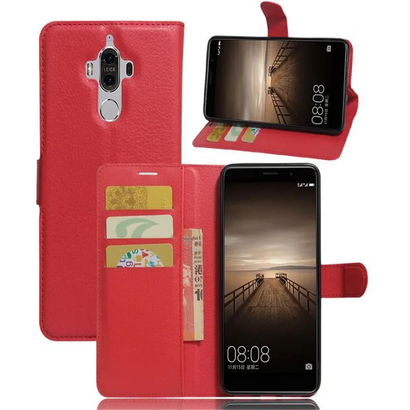 Effelon Luxury PU Leather Belt Clip Holster Flip Case Cover Pouch Card Slot For Huawei Mate 9 Mobile Phone | Мобильные телефоны и