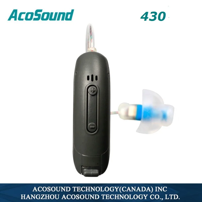 430 Мини Рик слуховой аппарат acosound RIC Цифровые слуховые аппараты маленькие слуховые Усилители глух слуховой аппарат устройства