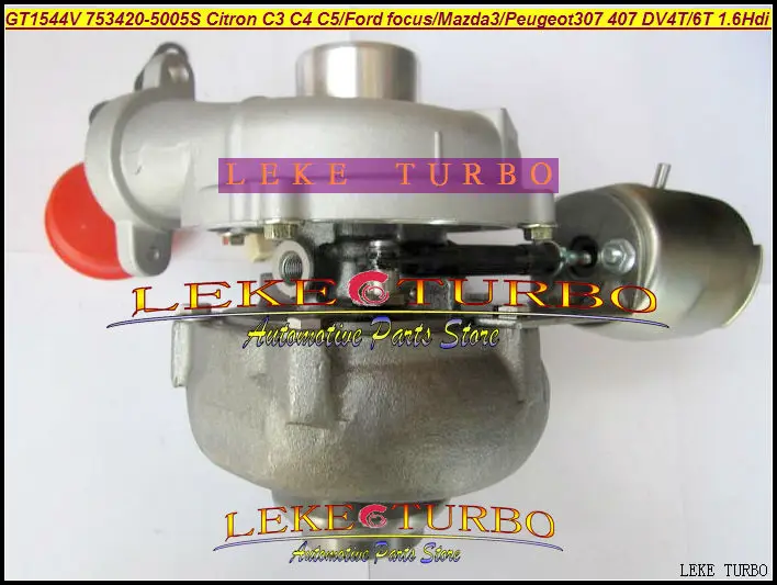 GT1544V 753420 0002 750030 Turbo для FORD C Max Citroen C4 C5 Mazda 3 Peugeot 307 407 S40 DV4T DV6T 1.6L|turbo for ford|turbo turbo turboturbo