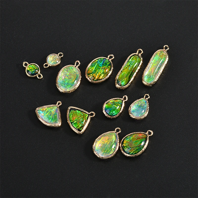 Бледно золотой позолоченный 14 к подлинный Роскошный кулон ручной работы из