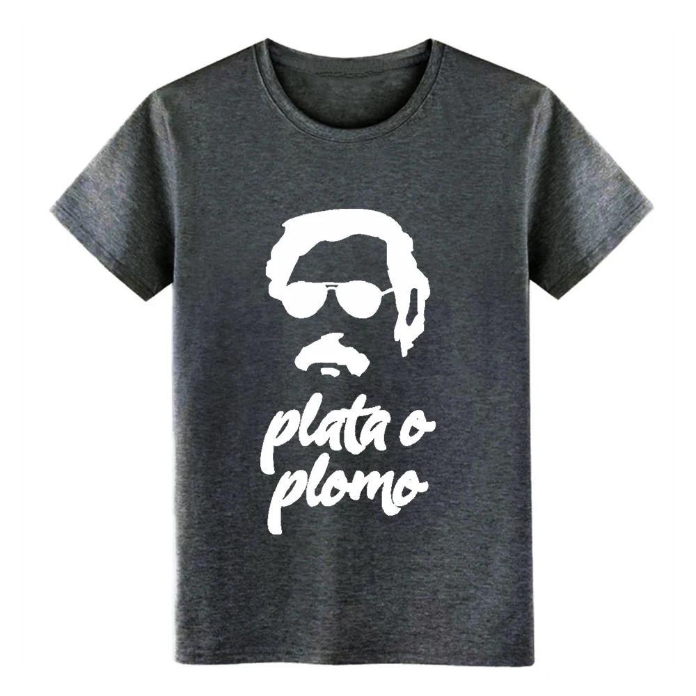 Pablo escobar plata o plomo футболка для мужчин дизайнерская S XXXL Мужская крутая на