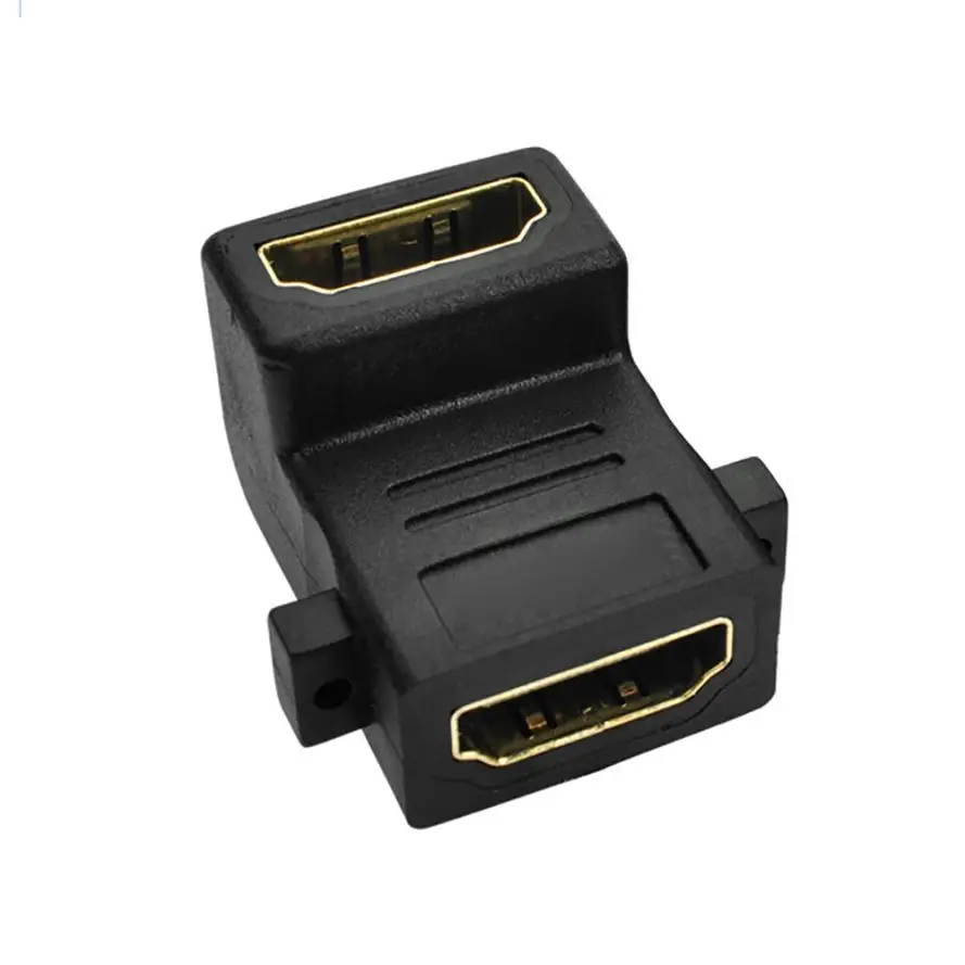 Высокое качество Новый HDMI Женский к угол 90 градусов настенная пластина разъем