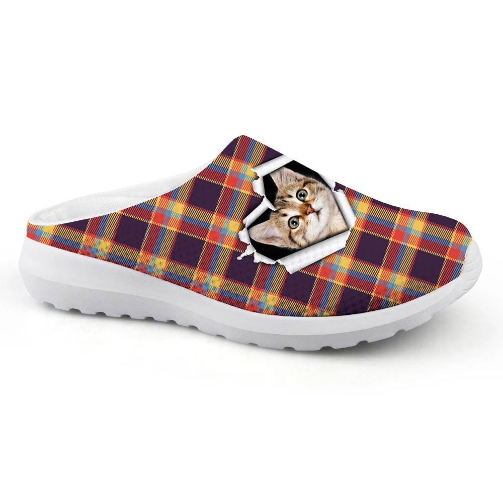 Летние Стильные мужские сетчатые сандалии милые пляжные тапочки на плоской