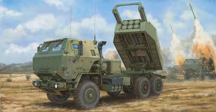 Trumpeter 01041 1/35 M142 High Mobility Artillery Rocket System (HIMARS) Plastic Model Building Kit | Игрушки и хобби